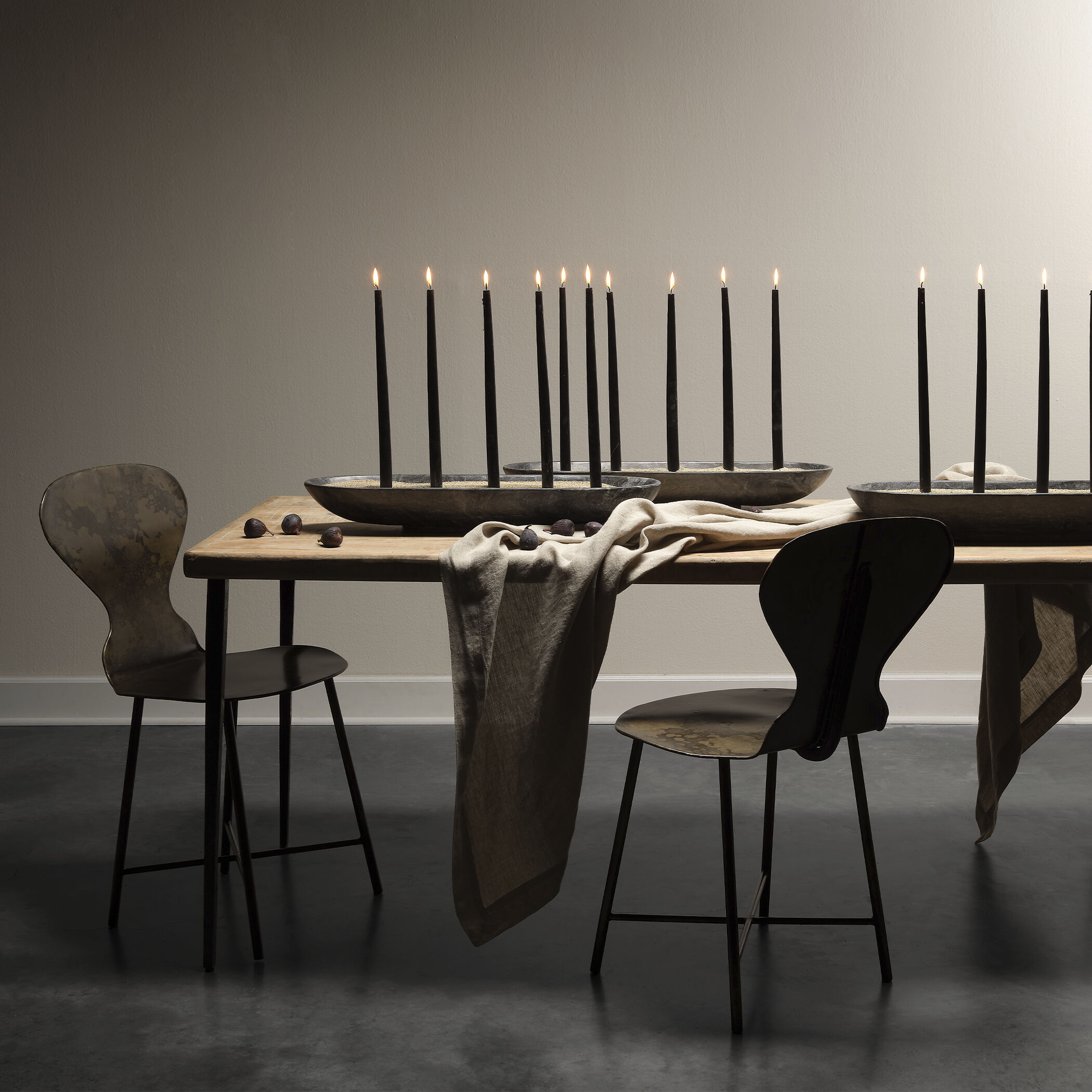 McCallan Metal Acid Washed Metal Dining Chair