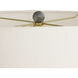 Nathan 28 inch 150 watt Glacier Swirl and Antique Brass Table Lamp Portable Light