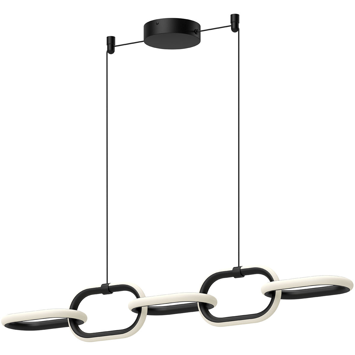 Airen LED 36.13 inch Black Linear Pendant Ceiling Light
