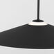 Drew & Jonathan Astra 1 Light 24 inch Midnight Black Pendant Ceiling Light, Medium