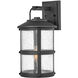 Estate Series Lakehouse LED 17 inch Black Outdoor Wall Mount Lantern, Medium