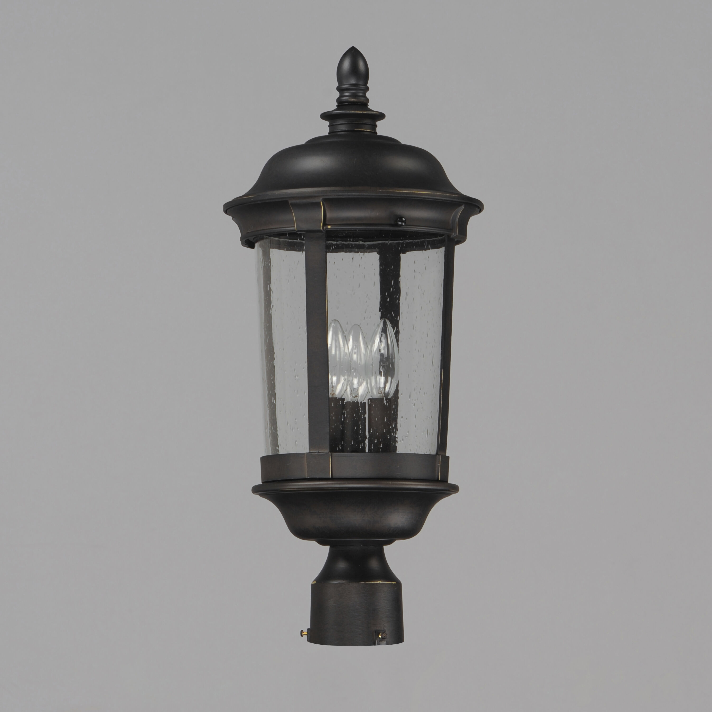 Dover VX 3 Light 21 inch Bronze Outdoor Pole/Post Lantern