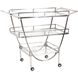Carter Silver Bar Cart