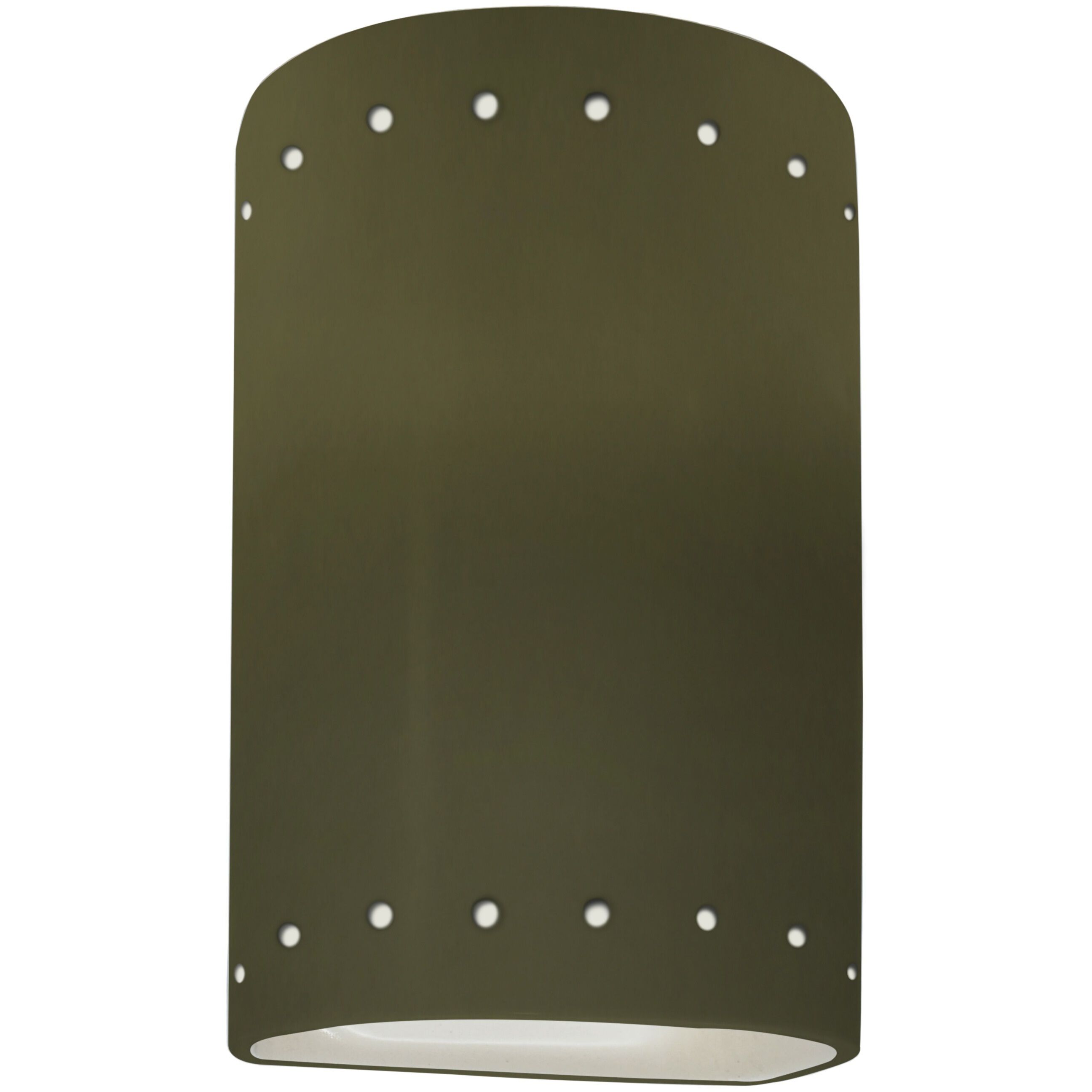 Ambiance LED 5.75 inch Matte Green Wall Sconce Wall Light