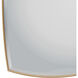 Radiant 48 X 30 inch Antique Gold Leaf Mirror