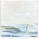 Calm Waters Blue and Green and Metallic and White Canvas, The Studio