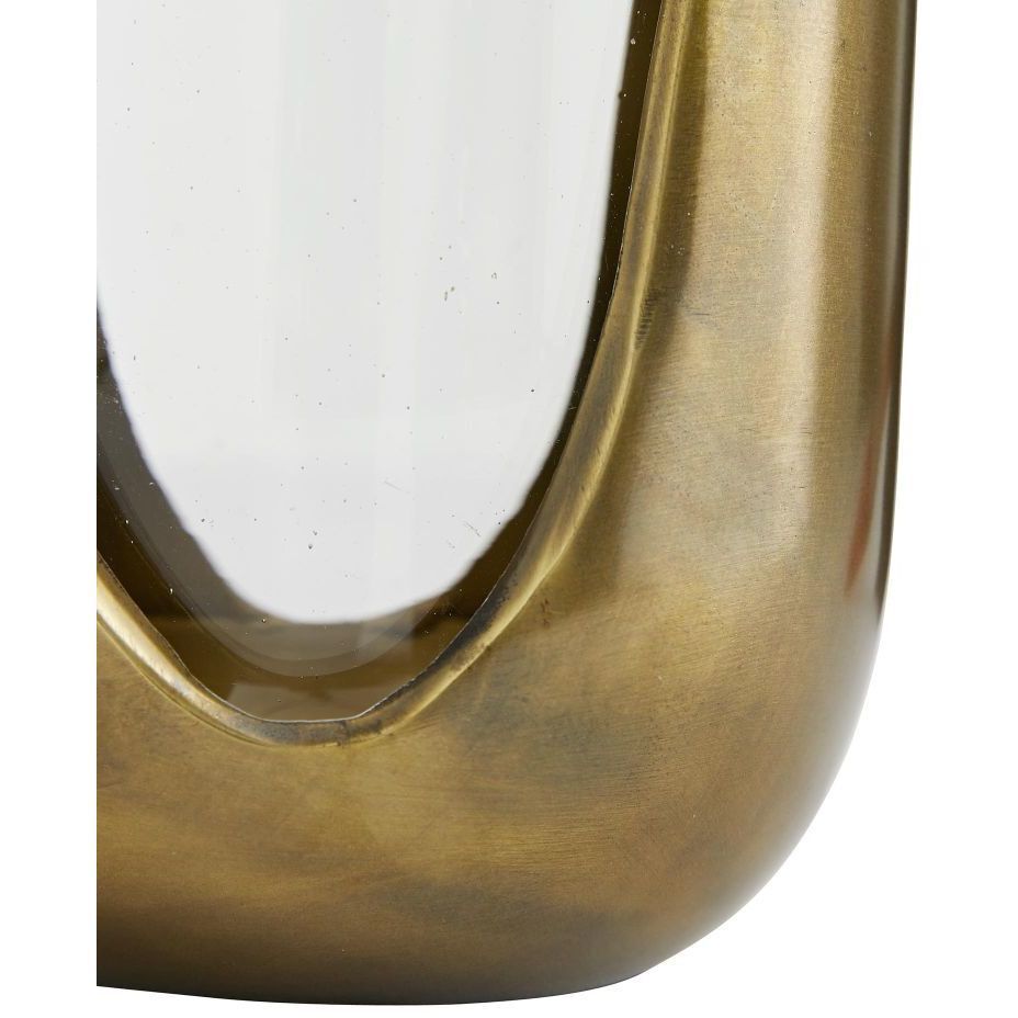 Sonia Antique Brass Vases, Set of 2