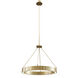 Kensington Pendant Ceiling Light in Vintage Brass