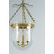Rousham 3 Light 12.75 inch Aged Brass Hanging Lantern Ceiling Light