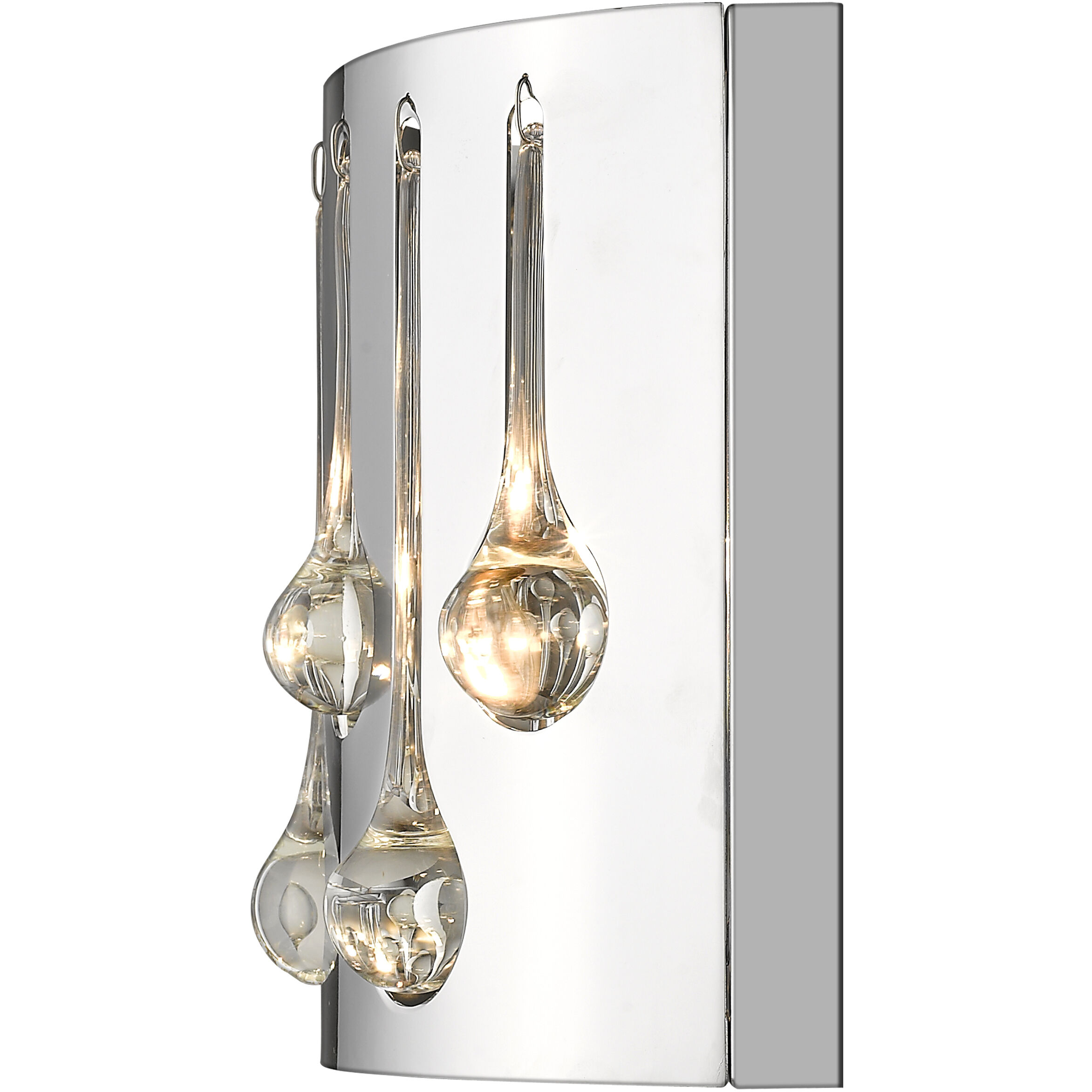 Oberon 2 Light 12 inch Chrome Wall Sconce Wall Light
