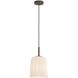 Veo 1 Light 8.19 inch Bronze Interior Pendant Light Ceiling Light