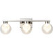 Colton LED 24 inch Polished Nickel Bathroom Vanity Wall Light