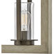 Open Air Riverwood 5 Light 42 inch Warm Bronze with Warm Ash Outdoor Linear Hanging Light