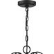 Anna 5 Light 25.5 inch Cottage White/Espresso Chandelier Ceiling Light