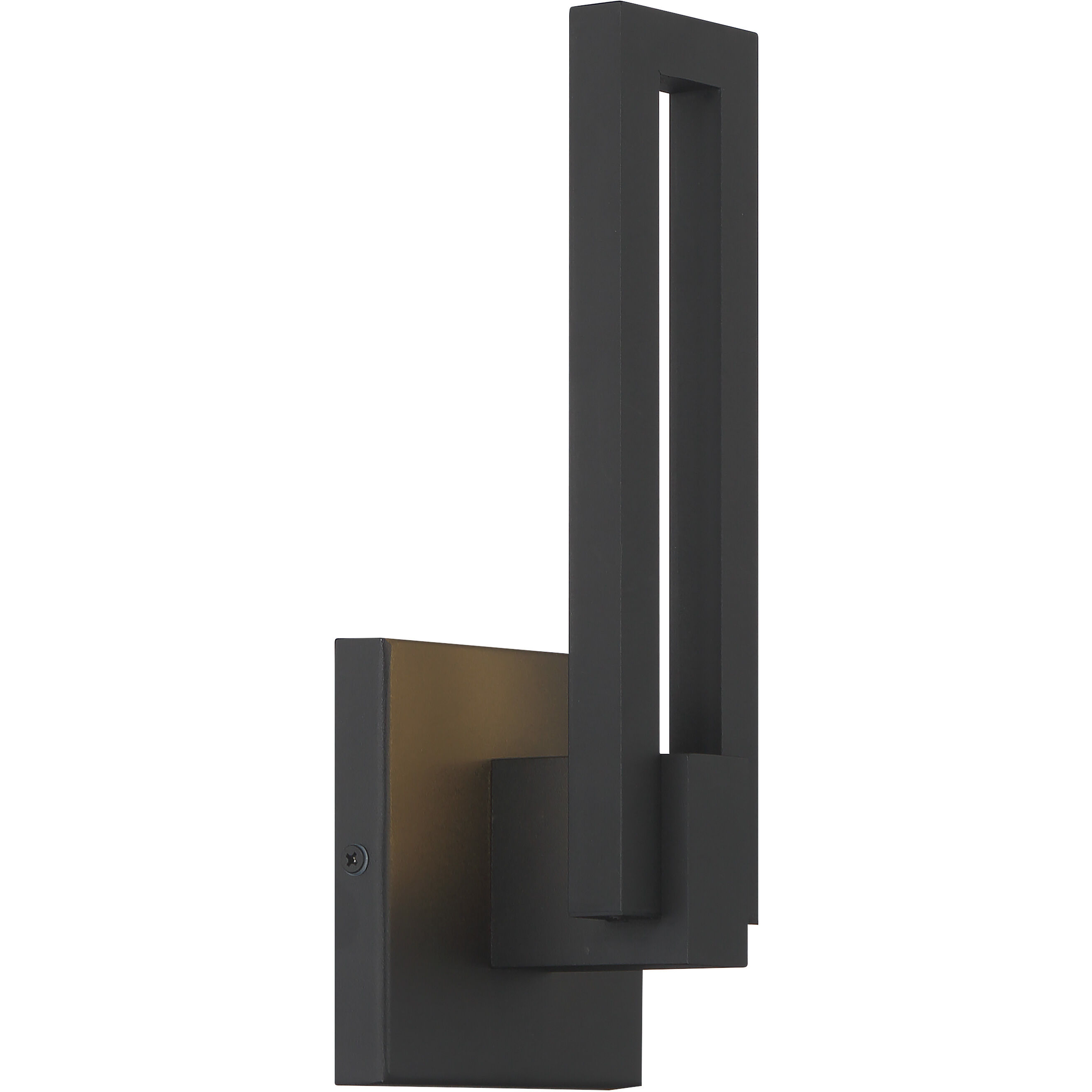 Music LED 12 inch Sand Coal Outdoor Wall Mount