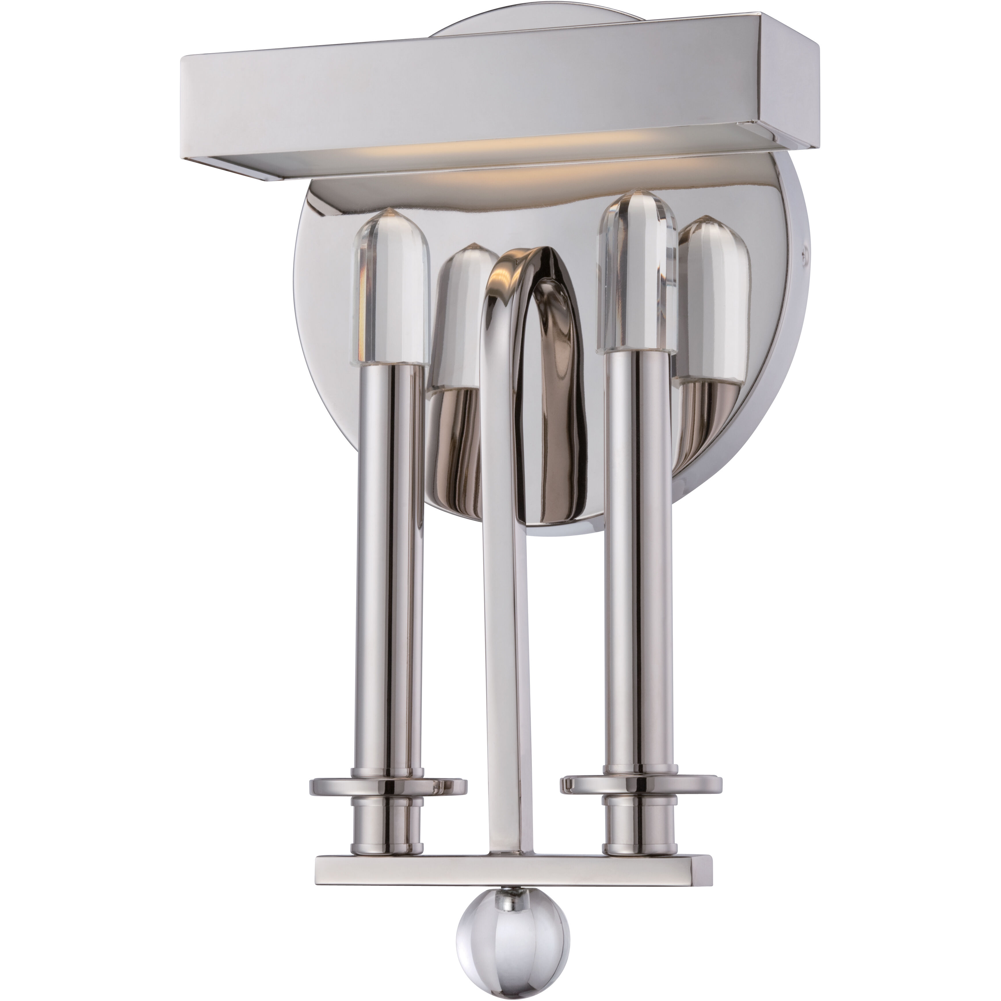 Harow LED 7.88 inch Polished Nickel ADA Wall Sconce Wall Light