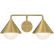 Alora Mood Remy Bath Vanity Light Wall Light in Brushed Gold