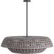 Valdez 3 Light 34 inch Dark Gray Washed Pendant Ceiling Light