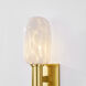 Abina 1 Light 4.75 inch Aged Brass Wall Sconce Wall Light