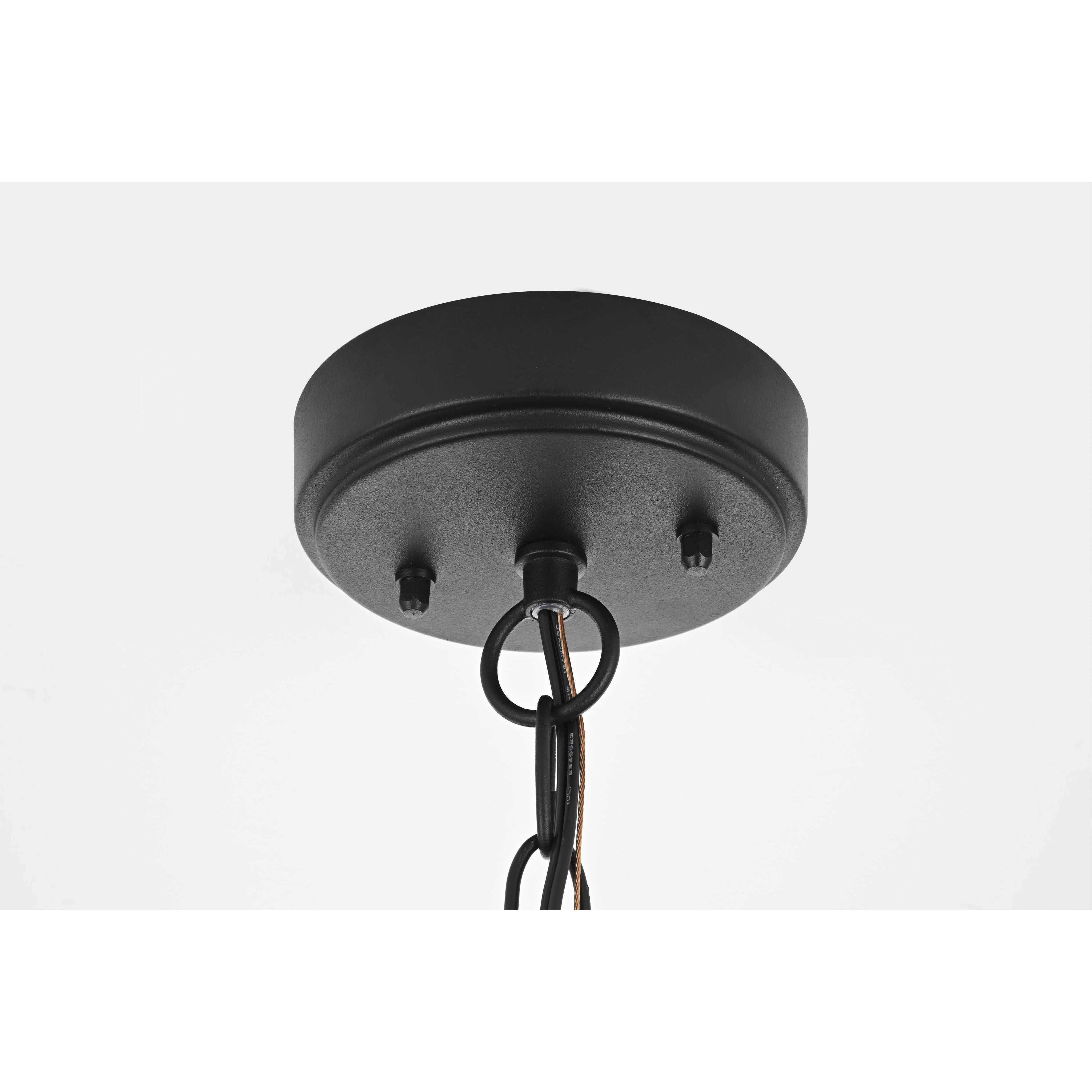 Amaris 1 Light 4 inch Black Outdoor Pendant