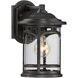 Quoizel Marblehead 1 Light 11 inch Mystic Black Outdoor Wall Lantern MBH8407K - Open Box