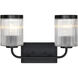 Aspen LED 16 inch Matte Black Vanity Wall Light