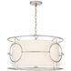 Oran 3 Light 22 inch Antique Silver Pendant Ceiling Light