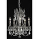 Rosalia 5 Light 18 inch Pewter Dining Chandelier Ceiling Light in Clear, Royal Cut