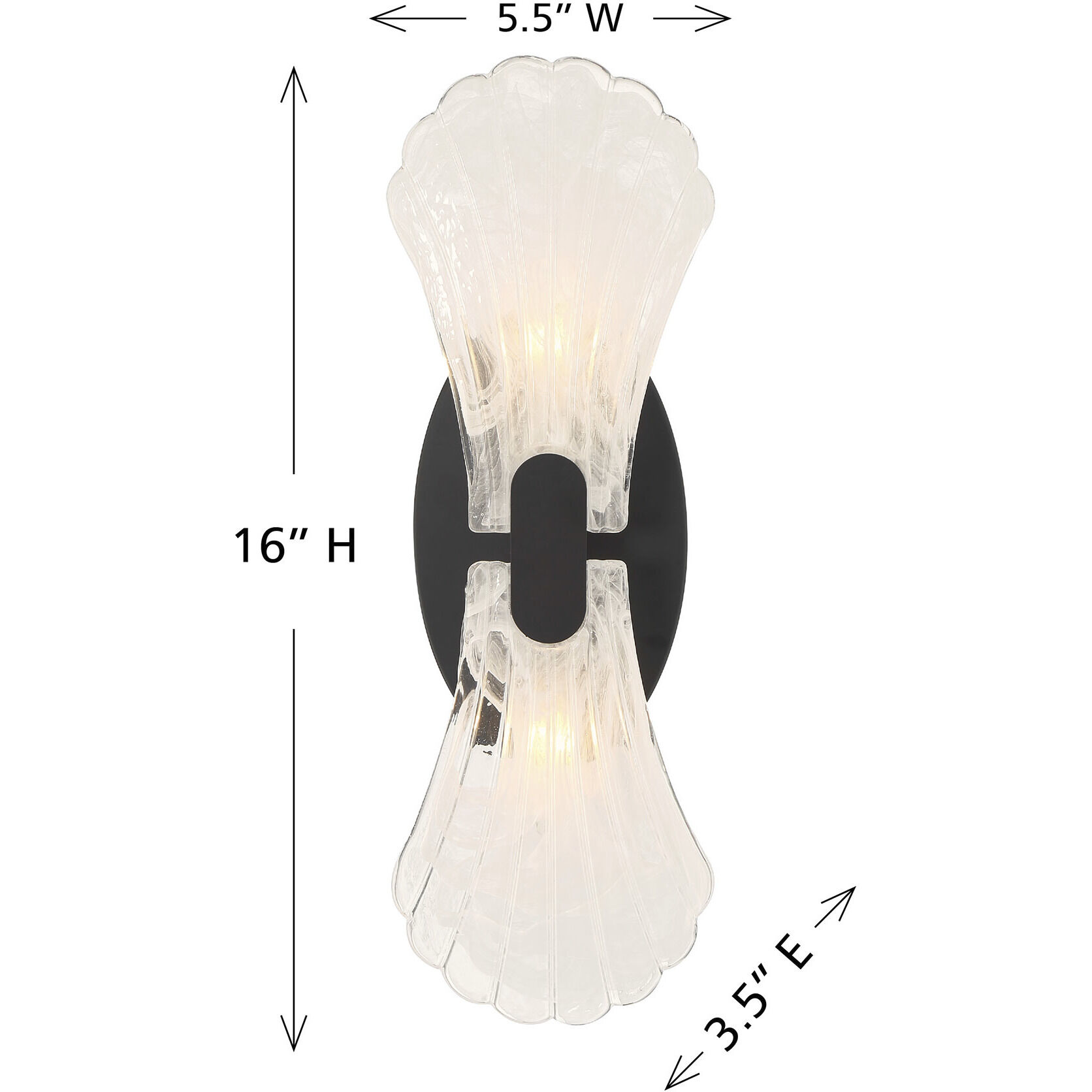 Bancroft Wall Sconce Wall Light in Matte Black