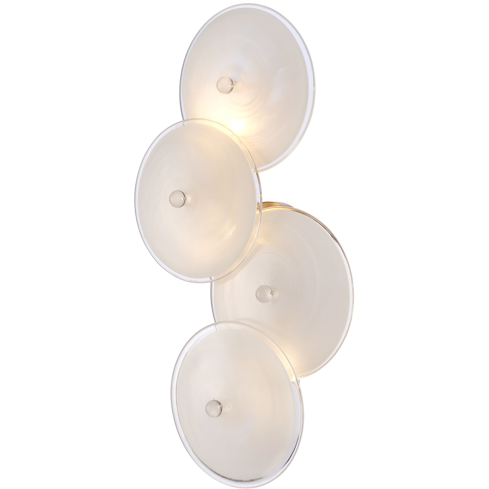 Tallulah 3 Light 6.5 inch Lacquered Gold Sconce Wall Light