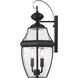 Westover 2 Light 20.25 inch Black Outdoor Wall Light