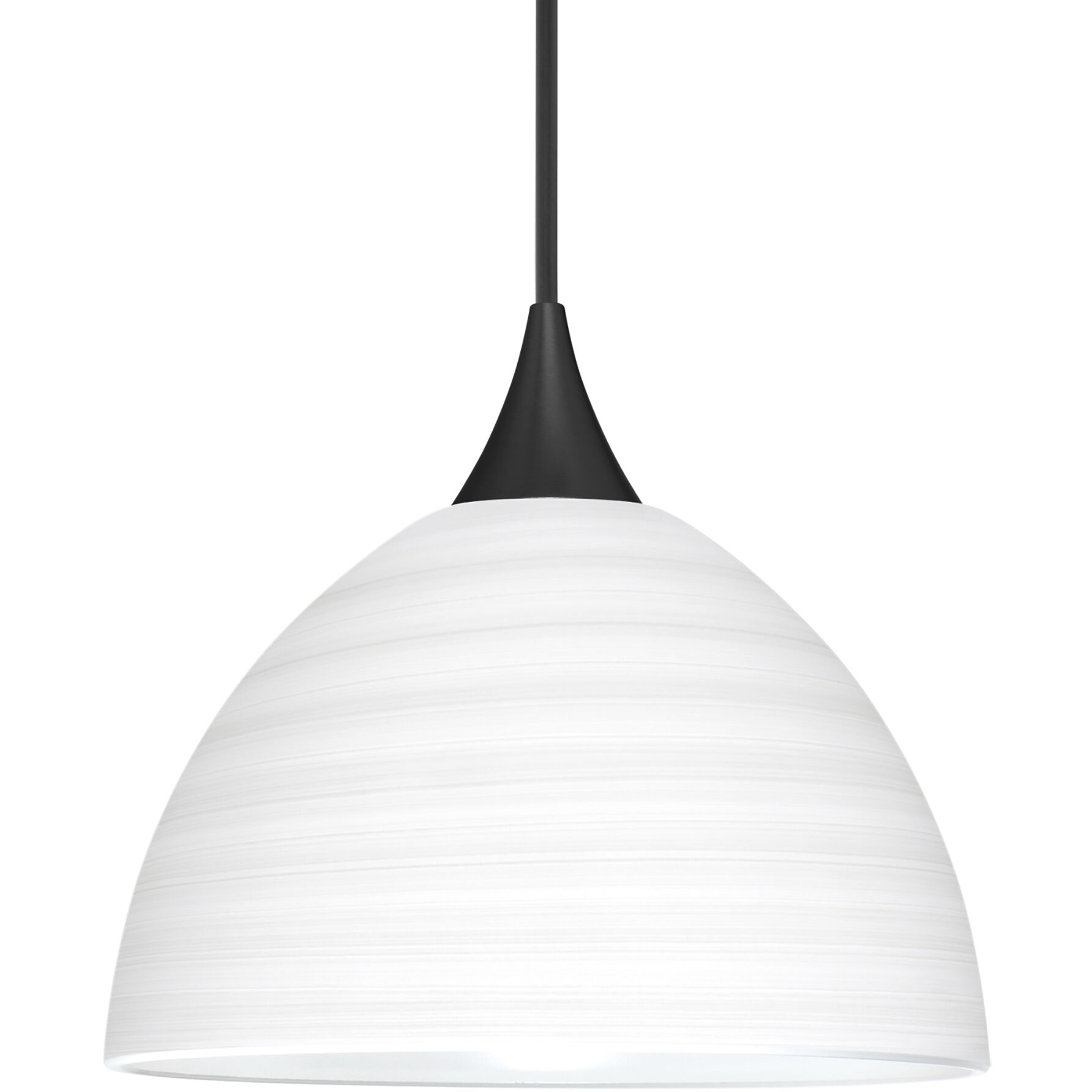 Brella 1 Light Black Cord Pendant Ceiling Light