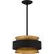 Hagley 3 Light 15 inch Earth Black Pendant Ceiling Light