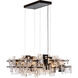 Fusion 10 Light 52.5 inch Ink Pendant Ceiling Light