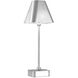 Gadabout 20 inch 3 watt Polished Nickel Cordless Table Lamp Portable Light