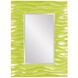 Zenith 39 X 31 inch Glossy Green Wall Mirror