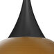 Brella LED Black Cord Pendant Ceiling Light