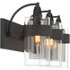 Ravik 3 Light 24 inch Dark Matte Black Vanity Wall Light