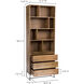 Colvin 87 X 32 X 16 inch Natural Shelf
