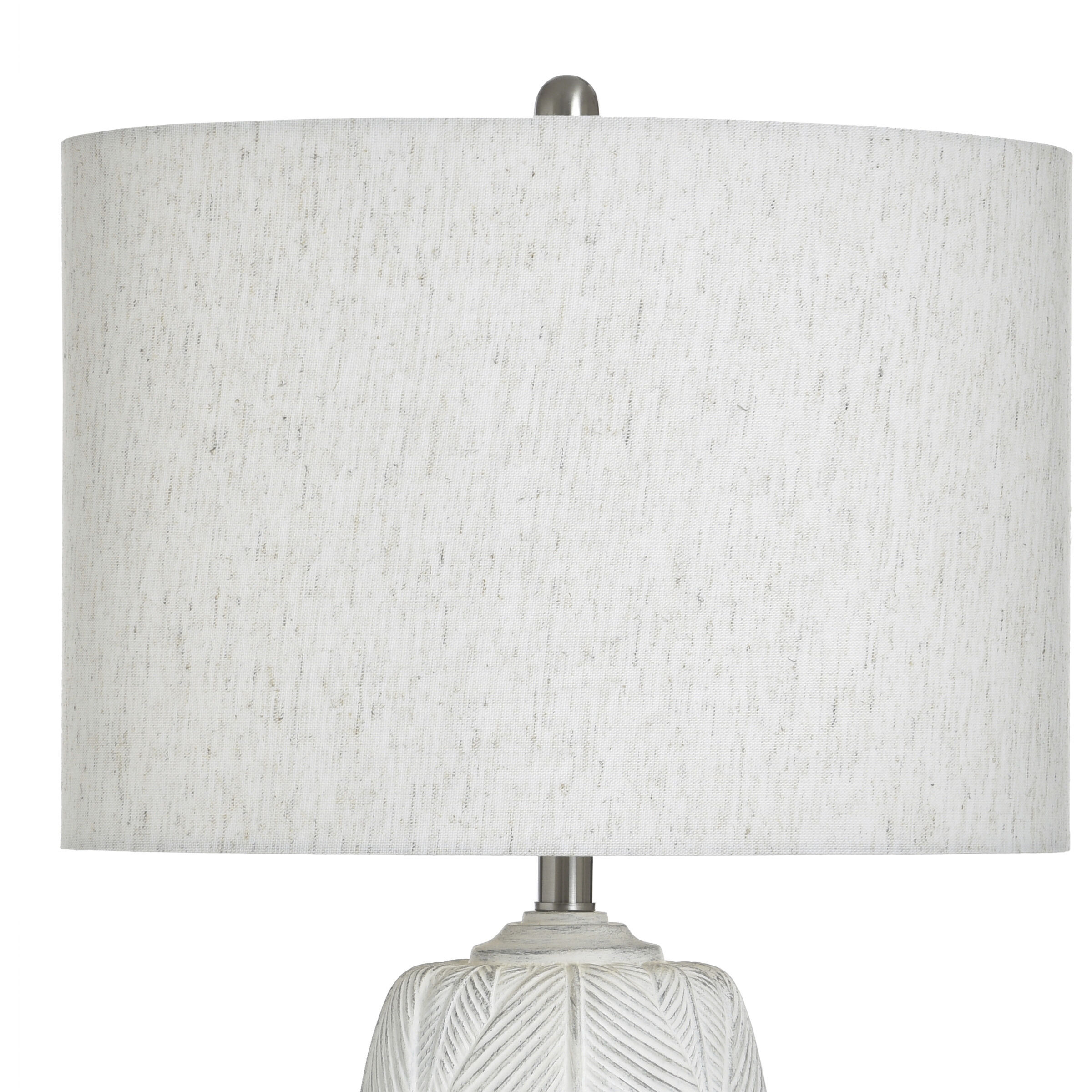 Poly 32.5 inch 100 watt Mali Silver Table Lamp Portable Light