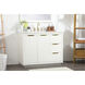 Blake 42 X 22 X 34 inch White Vanity Sink Set