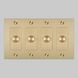 4G 100-120 Brass Dimmer Switch, LED