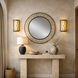 Scribble 33 X 33 inch Matte Black with Artifact Wall Mirror