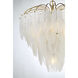 Boa 6 Light 22 inch Warm Brass Chandelier Ceiling Light