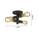 Wymer 4 Light 6.26 inch Matte Bronze Flush Mount Ceiling Light