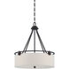 Gramercy Park 3 Light 21.75 inch Old English Bronze Pendant Ceiling Light