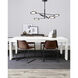 Spectica LED Plated Brass Chandelier Ceiling Light, Integrated LED