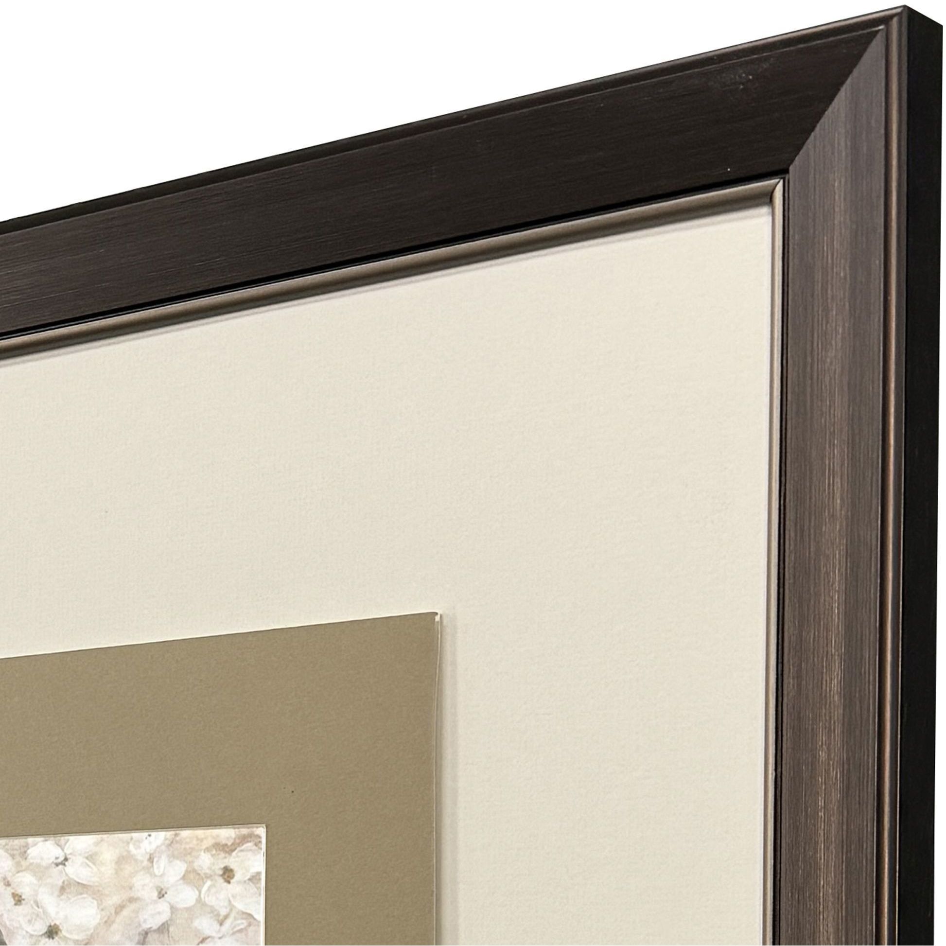 Fragrant Perch Brown and Gray Framed Art, Propac