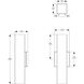Colombo LED 15 inch Black Outdoor Wall Mount