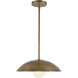 Umbra 1 Light 14 inch Vintage Brass Pendant Ceiling Light